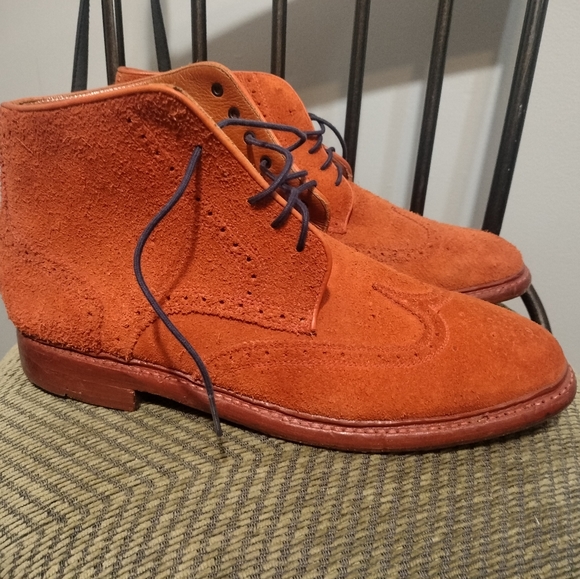 Florsheim by Duckie Brown red suede boots - Picture 2 of 8
